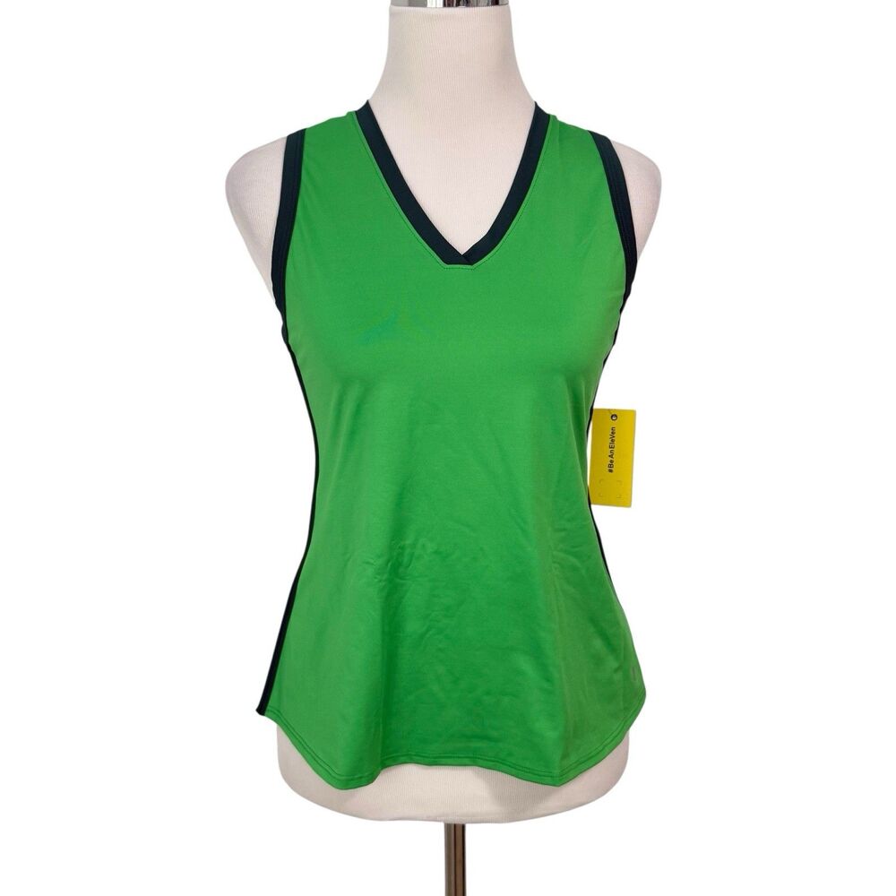 EleVen by Venus Williams Top Women’s Island Green Walk the Line Tank Small